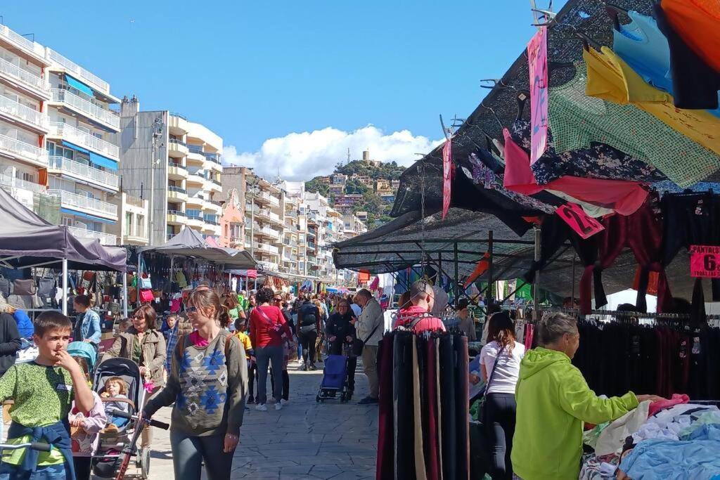 Alegre Apto Con Piscina, A 300M De La Playa. Blanes Exterior foto